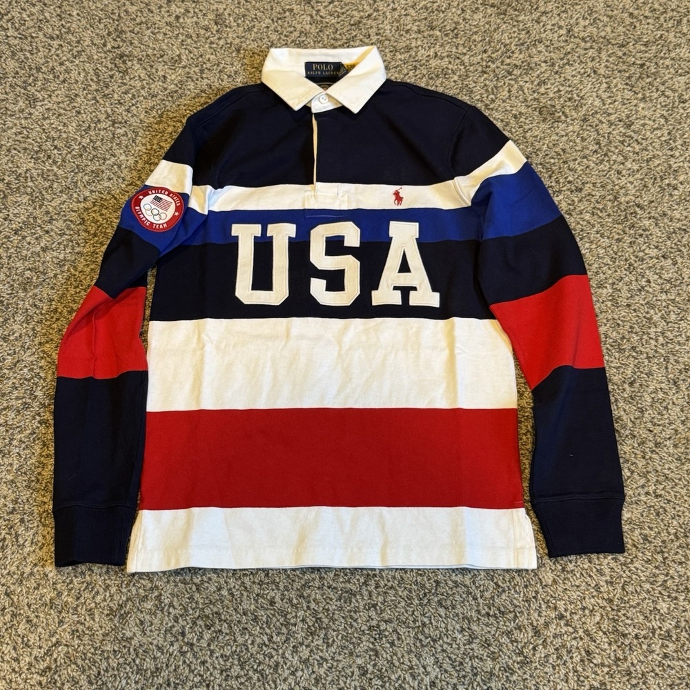 USA Olympic Rugby Team Polo Shirt - by Ralph Lauren Size XS